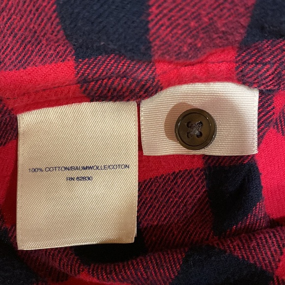 LANDS’ END Checked Flannel Shirt - Picture 10 of 13